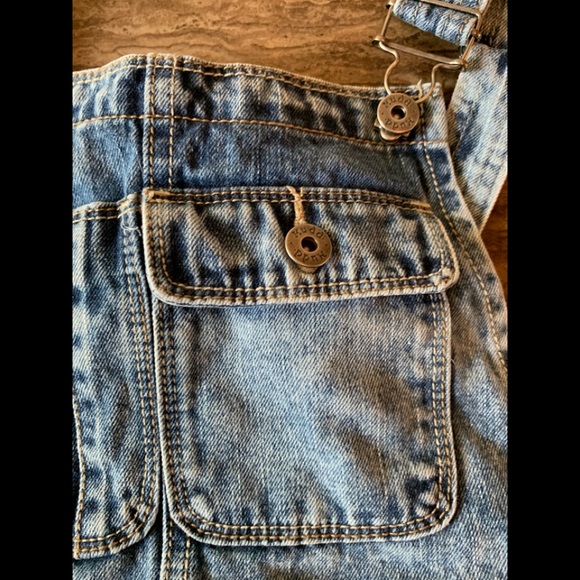MUDD DENIM JEAN-OVERALLS SIZE Large JR - Picture 4 of 6